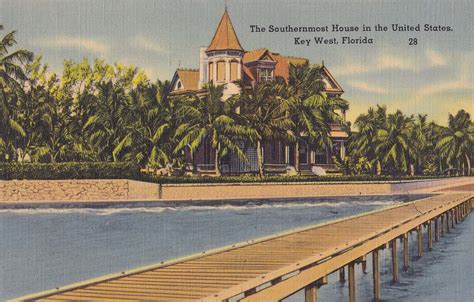 Postcards of Old Key West: The Southernmost House