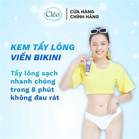 Kem Tẩy Lông Viền Bikini Cleo 50g