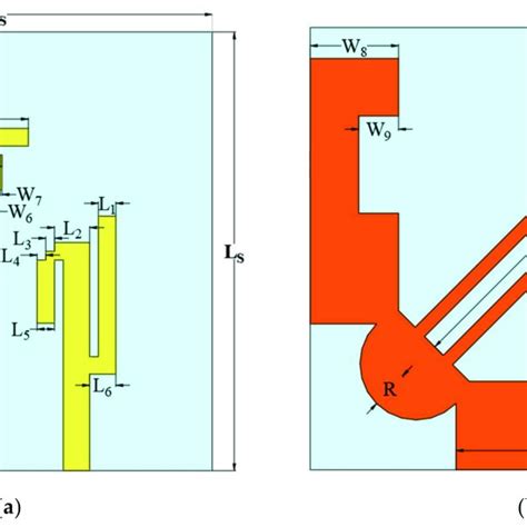 The Photographs Of The Fabricated Antenna A Top View B Bottom