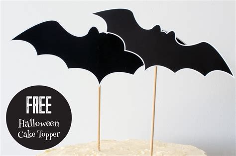 FREE Halloween Printable Cake Topper - My Party Design