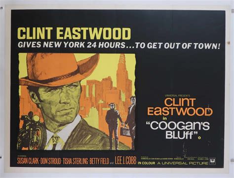 Coogans Bluff Original Movie Poster UK Quad 40 X30 Simon Dwyer A