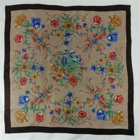 Vintage Sun Kyung Sa Silk Scarf Grailed