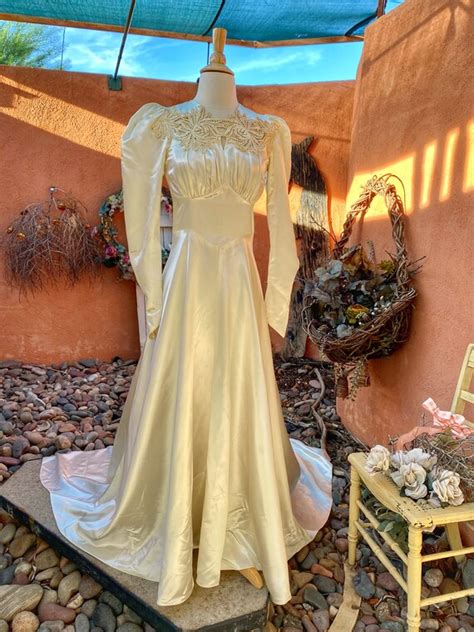 S Ivory Bias Cut Liquid Satin Wedding Gown With T Gem