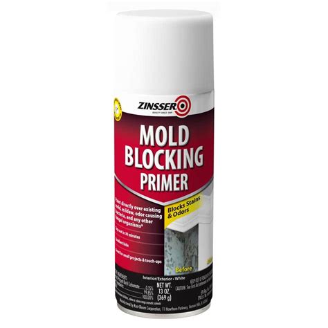 Zinsser Oz Mold Blocking Interior Exterior Primer Spray Pack