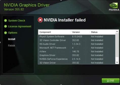 Nvidia Installer Failed Error Solved