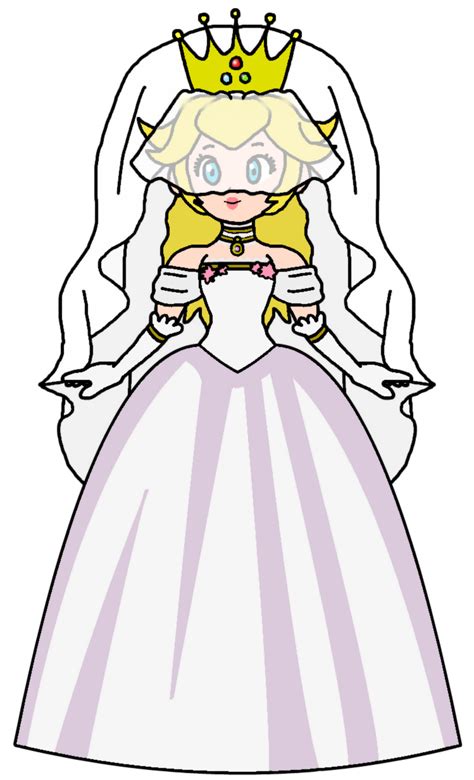 Princess Peach Wedding Dress Coloring Pages