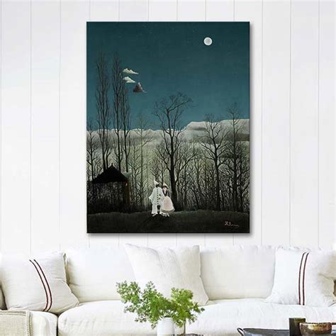 A Carnival Evening By Henri Rousseau As Art Print CANVASTAR