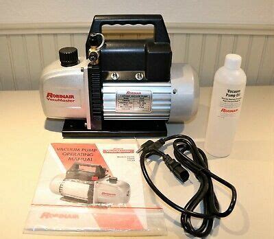 Robinair Vacumaster Vacuum Pump Model Cfm Single Stage