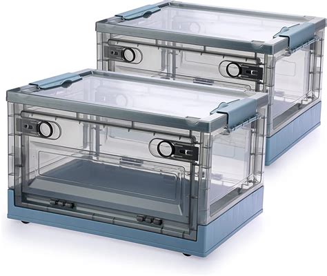 Btsky 2 Pack Collapsible Storage Bins With Double Side