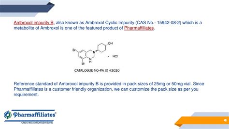 Ppt Ambroxol Impurity B A Featured Product Of Pharmaffiliates