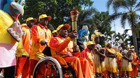 Kirab Api Peparnas Papua Di Sentani Tempo Co