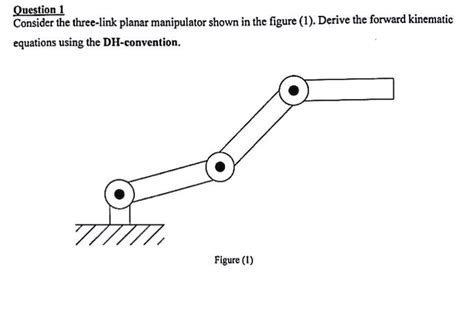 Solved Question Consider The Three Link Planar Manipulator Shown In