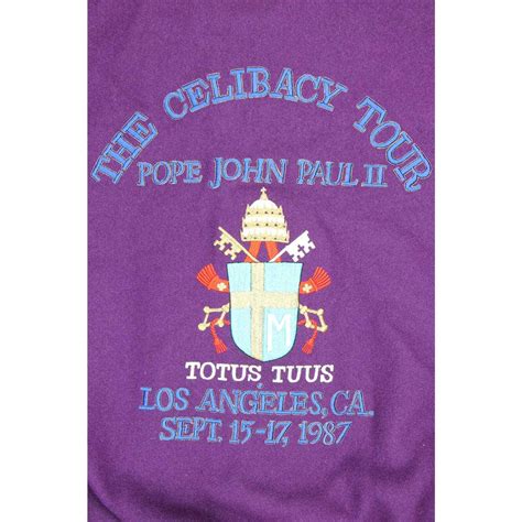 80s Pope John Paul II Totus Tuus The Celibacy Tour Ca… - Gem