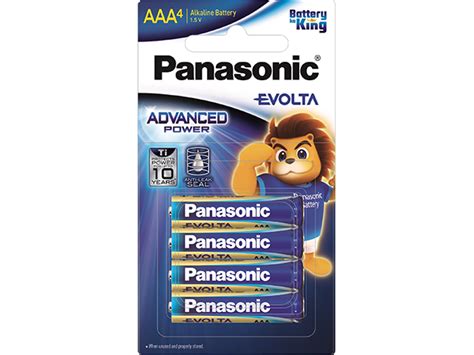 Aaa Pcs Alkaline Batteries Evolta Panasonic India