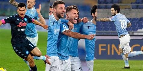 Immobile E Luis Alberto La Lazio Va Napoli Battuto