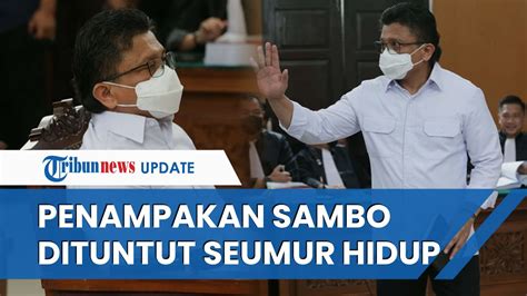 Penampakan Ferdy Sambo Saat Pembacaan Tuntutan Seumur Hidup Duduk