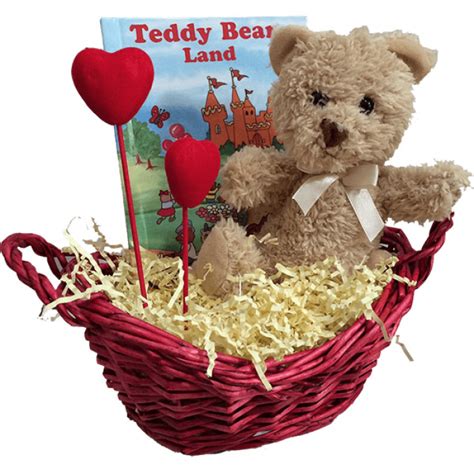 Snuggle Up With A Teddy Bear Gift Basket Made Especially For Kids!