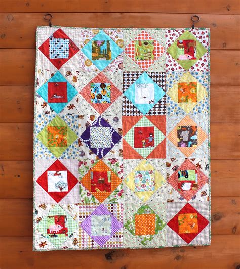 Cora Quilts Economy Block Baby Quilt