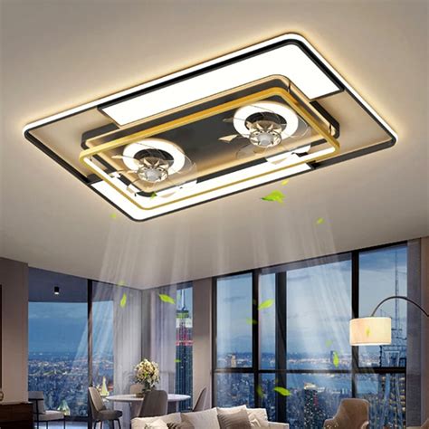 L Mpadas De Teto Modernas Luz Led Ventilador De Teto Dobr Vel L