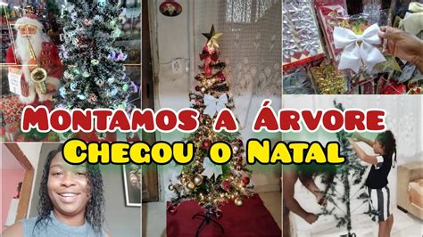 DECORAÇÃO DE NATAL MONTEI NOSSA ÁRVORE YouTube