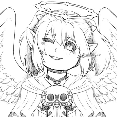 Lala Sketch By Me C Rffxiv