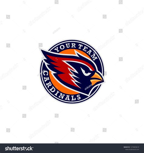 Cardinal Logo Design Stock Vector (Royalty Free) 1274829619 | Shutterstock