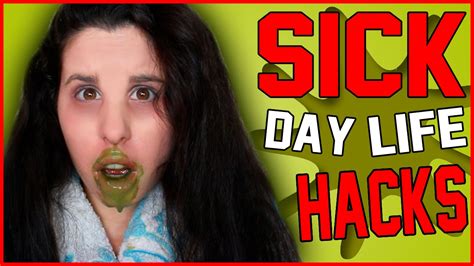 10 Diy Sick Day Life Hacks Reality Of Being Sick How To Feel Better At Your Worst Youtube