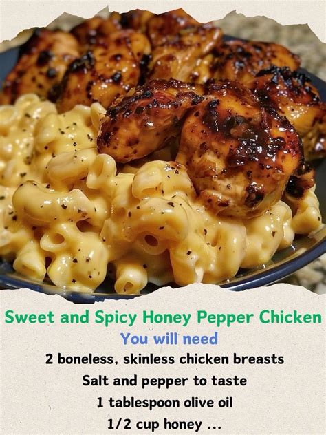 4 Cheese Mac With Honey Pepper Chicken Artofit