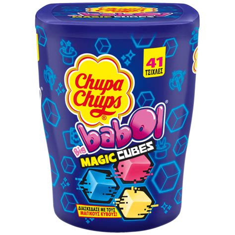 Chupa Chups Τσίχλες Big Babol Magic Cubes 86gr mymarket gr