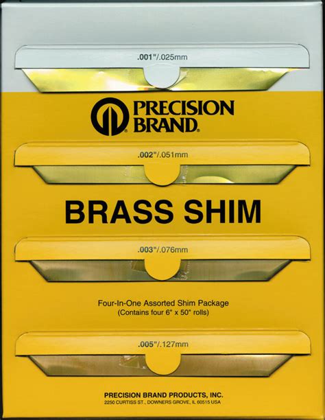 Brass Shim Precision Brand