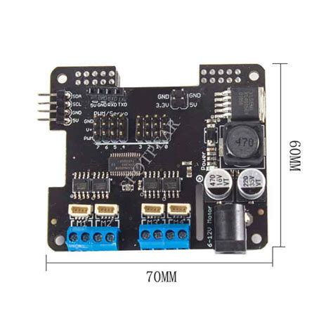 树莓派电机驱动板stepper Motor Hat支持树莓派3b4b