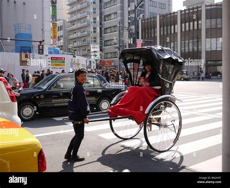 Japan, Tokyo Rickshaw Stock Photo - Alamy