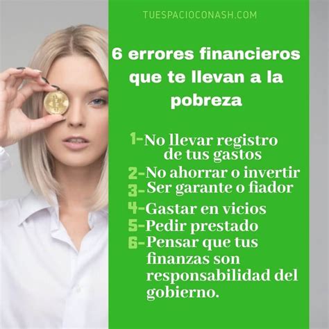 Errores Financieros Que Te Empobrecen Estados Financieros Finanzas