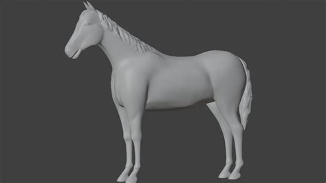 3D Horse Print Model - TurboSquid 1766049