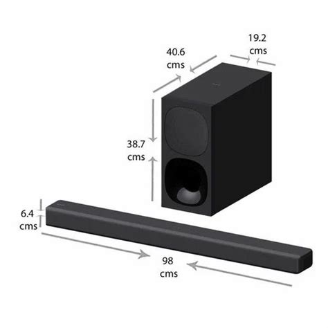 Sony HT-S500RF Real 5.1ch Dolby Digital Soundbar Home Theatre System at ...