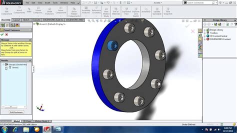 Solidworks Smart Fasteners Youtube