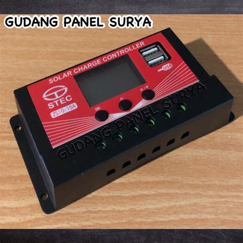 Jual Solar Charge Controller Scc Pwm Dual Usb A V V Di Lapak