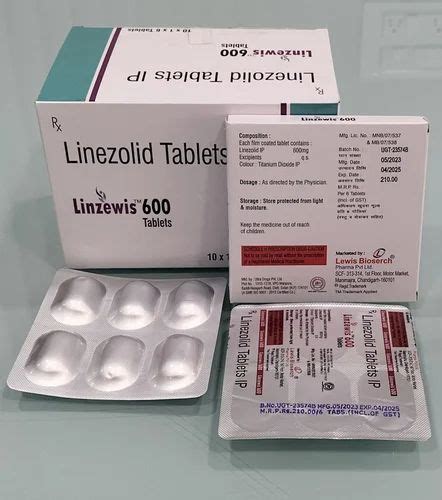 Linezolid Mg Tablet Packaging Size X At Rs Box In