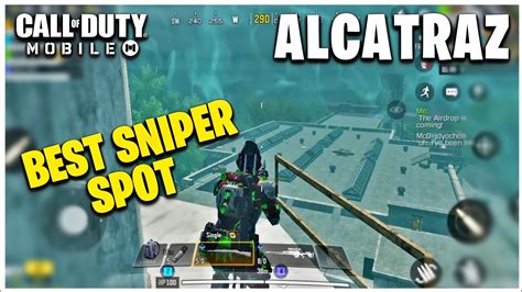 COD MOBILE Alcatraz Best Sniper Spot Alcatraz Best Spots YouTube