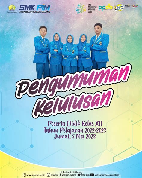 Pengumuman Kelulusan Peserta Didik Kelas Xii Smk Putra Indonesia Malang