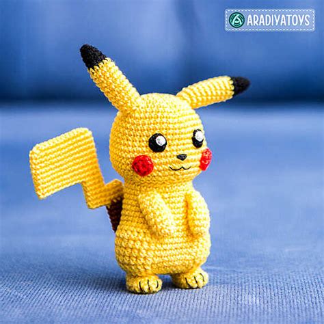 Amigurumi Pikachu From Pokemon Crochet Free Pattern Free Amigurumi