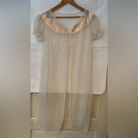 Vintage Intimates Sleepwear Vintage S Lingerie Peignoir Nightgown Poshmark