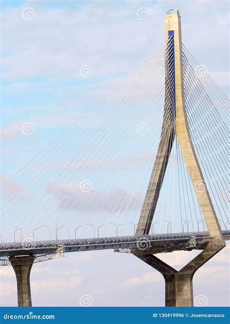 Bridge Of The Constitution Called La Pepa In The Bay Of Cadiz