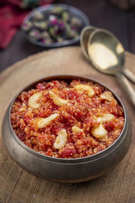 Gajar Ka Halwa Is A Carrot Based Sweet Dessert Pudding From India