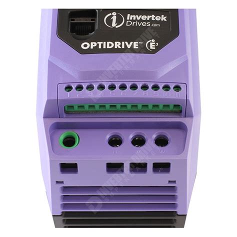 Invertek Optidrive E3 IP20 1 5kW 400V 3ph AC Inverter Drive C2 EMC