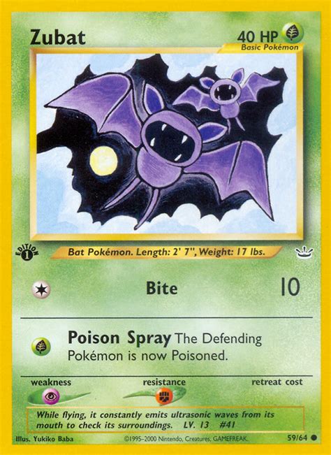 Check The Actual Price Of Your Zubat 59 64 Pokemon Card