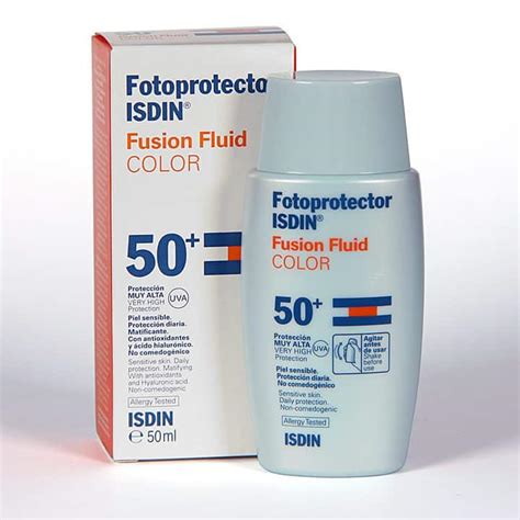 Comprar Fotoprotector Isdin 50 Fusion Fluid Color 50ml Protección