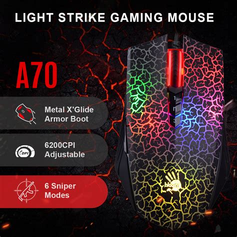 Bloody A70 Gaming Mouse Black Crack Price In Pakistan