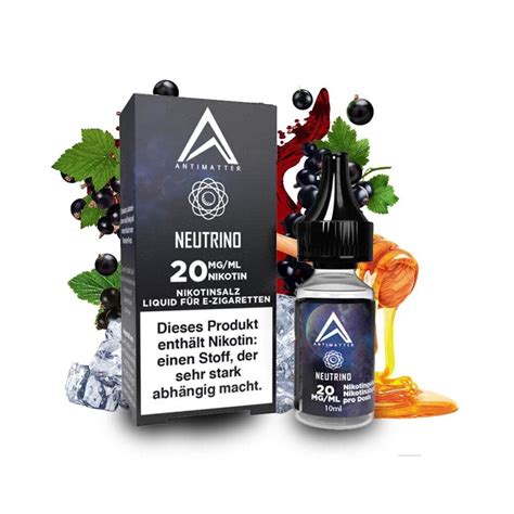 Antimatter Neutrino Nikotinsalz 20mg 10ml E Heaven Vape Shop