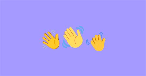 What Does The Waving Hands Emoji Mean
